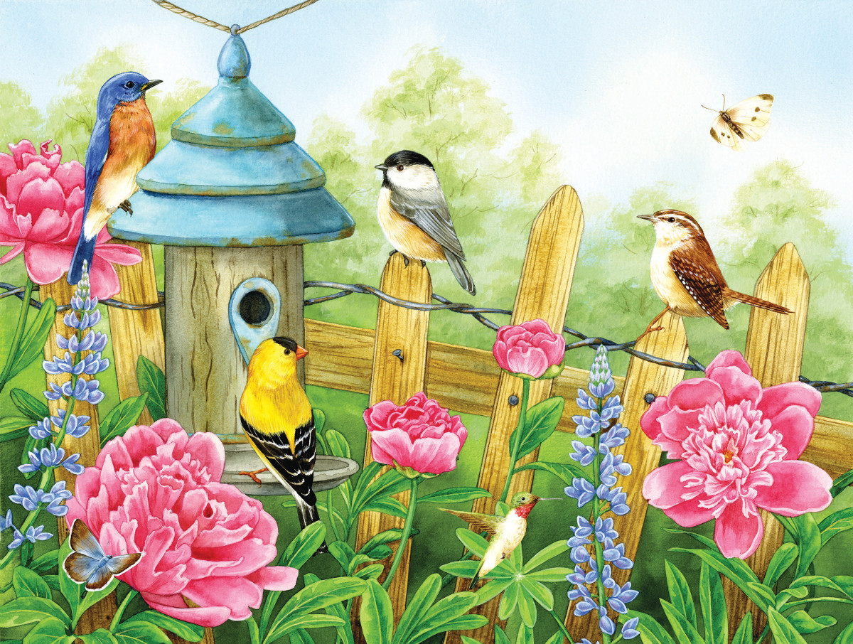 Eastern Birds Birds Panoramic Puzzle By SunsOut