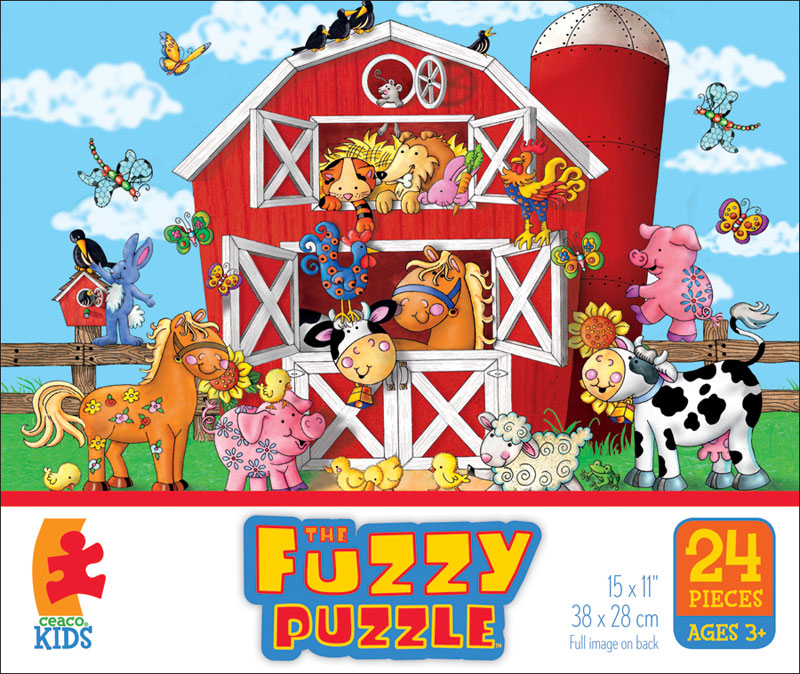 Barnyard (Fuzzy Puzzle) - Scratch and Dent Farm Jigsaw Puzzle