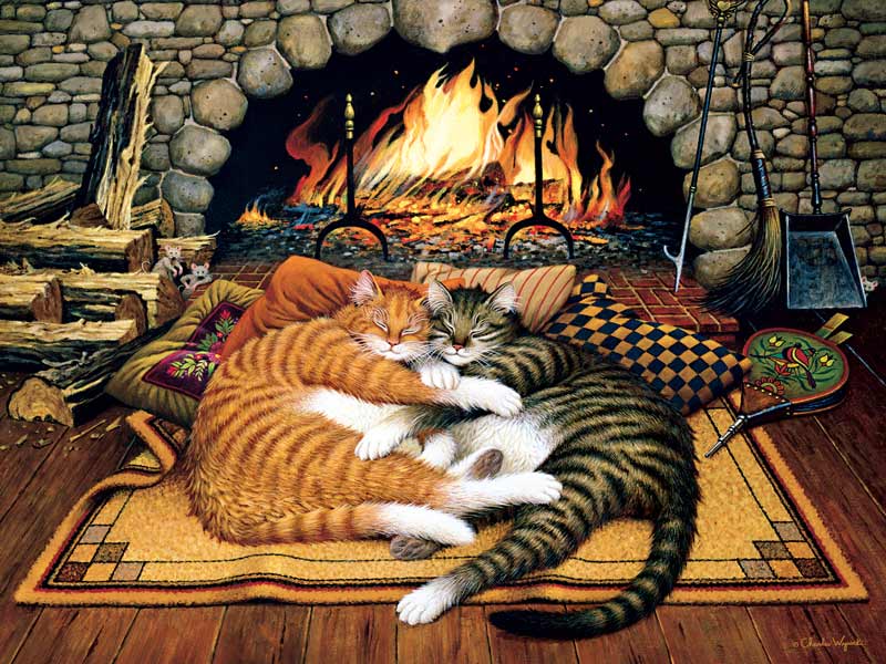 Kitten Tea Party Cats Jigsaw Puzzle By RoseArt