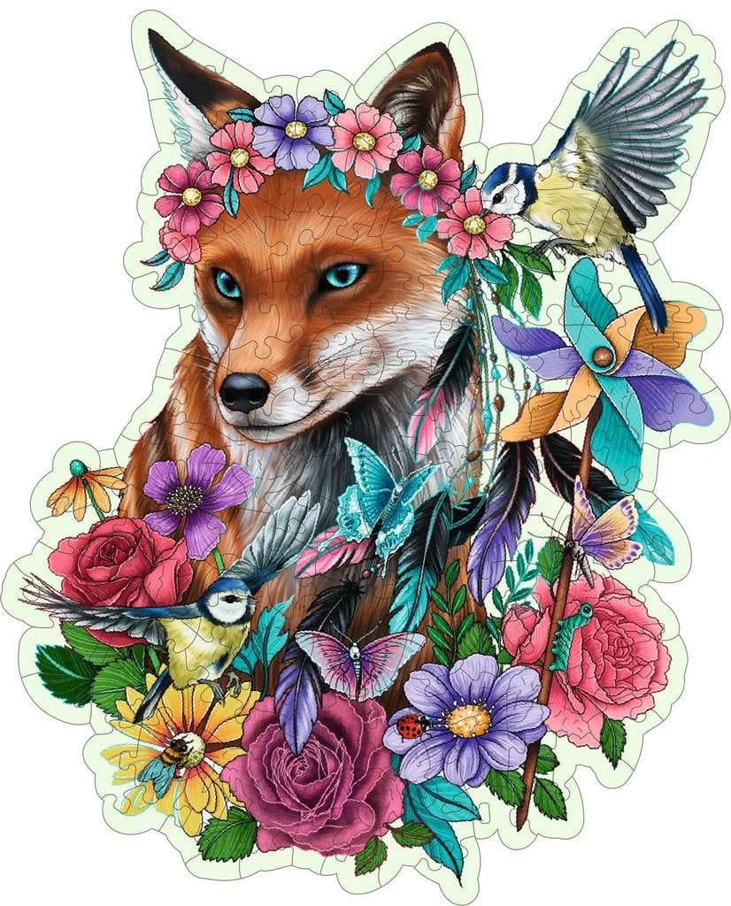 Colorful Fox Animals