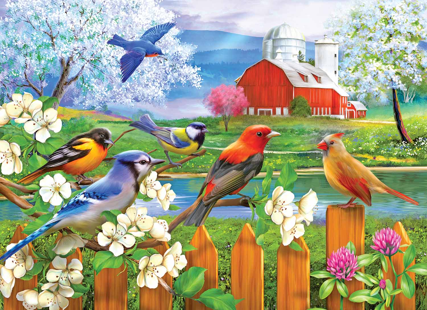 Puzzle Collector - 4 In1 - Songbirds, 500 Pieces, RoseArt | Puzzle ...