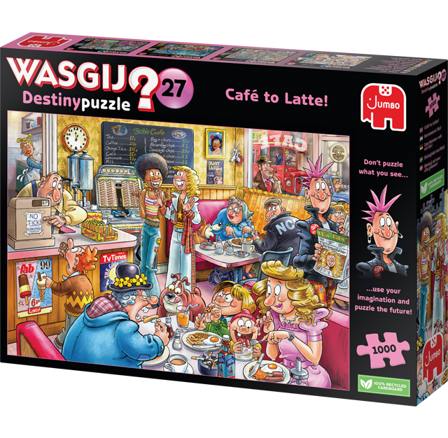 WASGIJ: Destiny 27 Coffee Shop1000pc People Jigsaw Puzzle