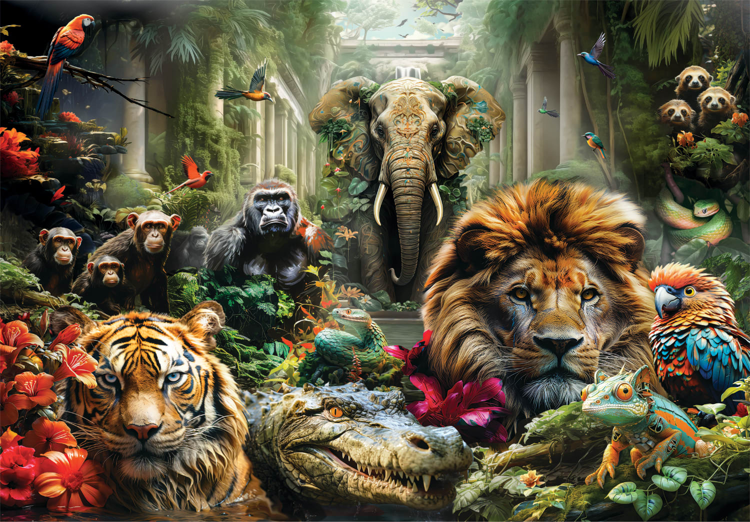 Majestic Jungle Animals