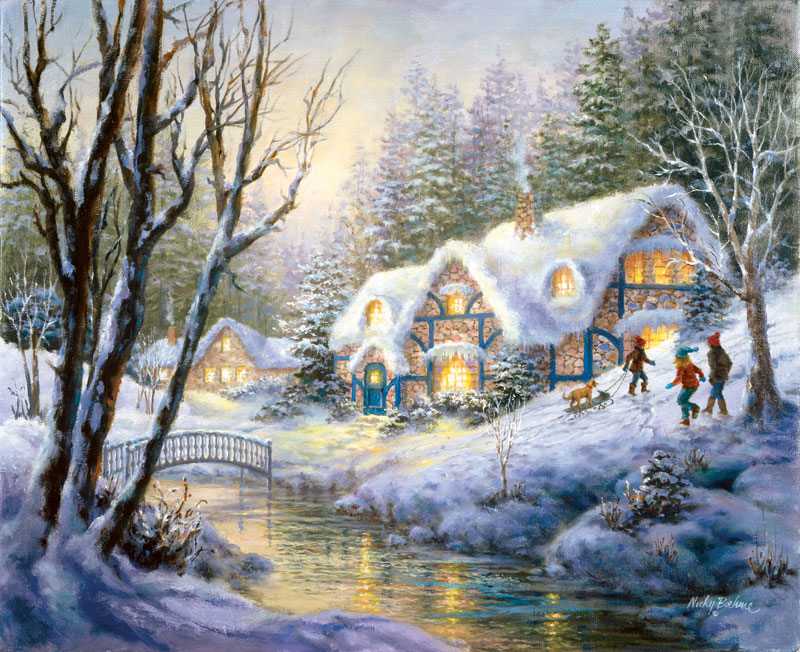 Winter Frolic, 1500 Pieces, SunsOut | Puzzle Warehouse