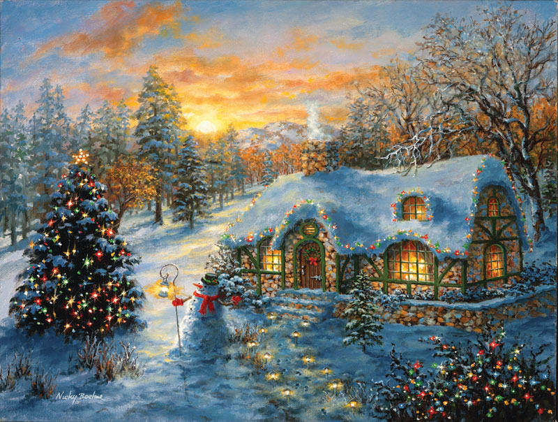 Christmas Cottage Winter