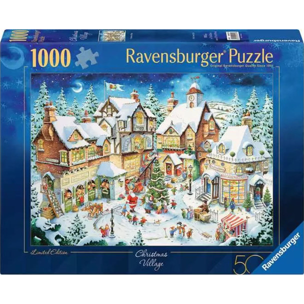 Limited edition ravensburger Christmas scene puzzle-NEW 1000 popular pieces