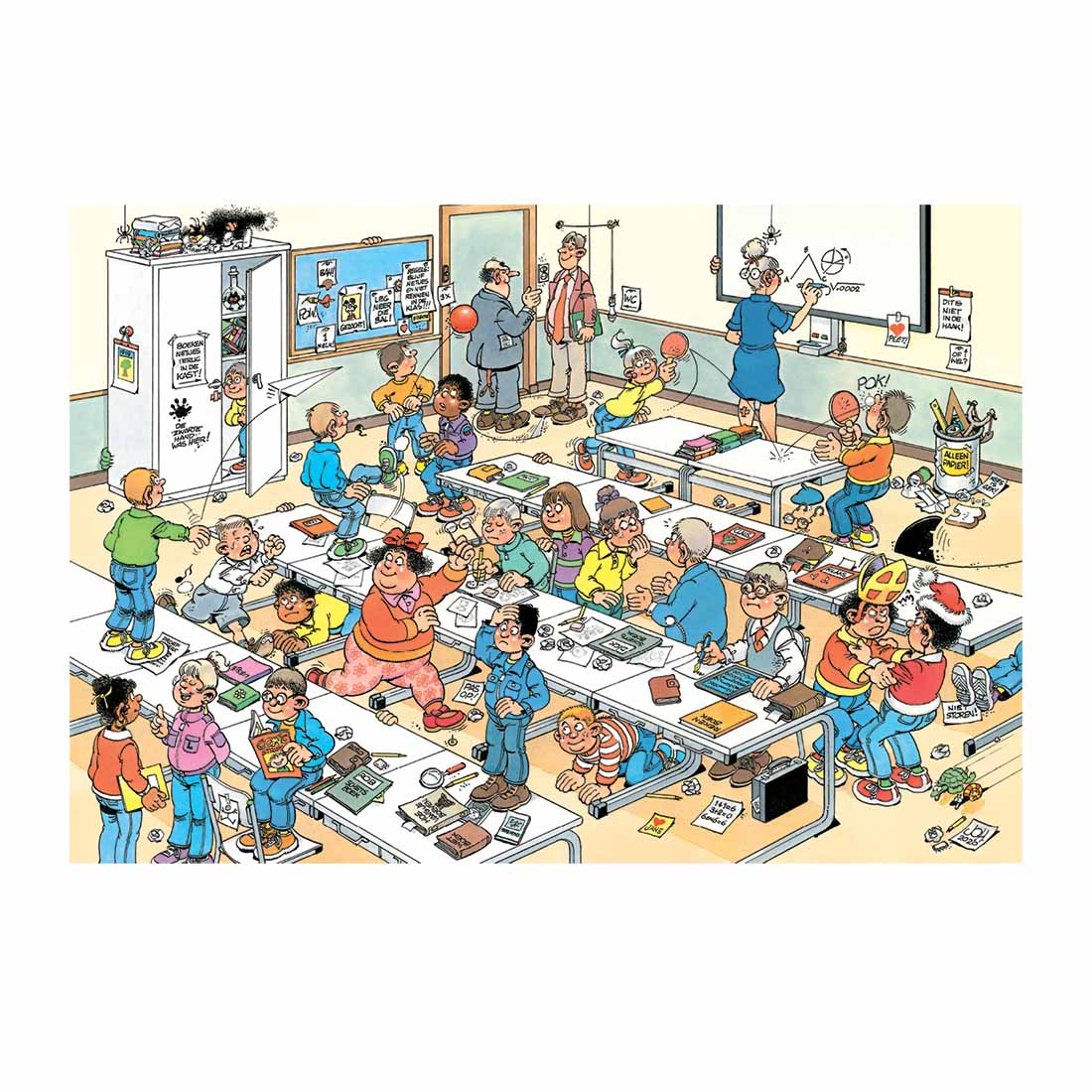 The Classroom - Jan van Haasteren Junior People Jigsaw Puzzle