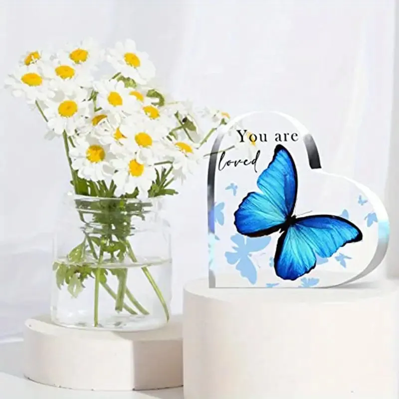 You Are Loved Butterfly Acrylic Plaque
