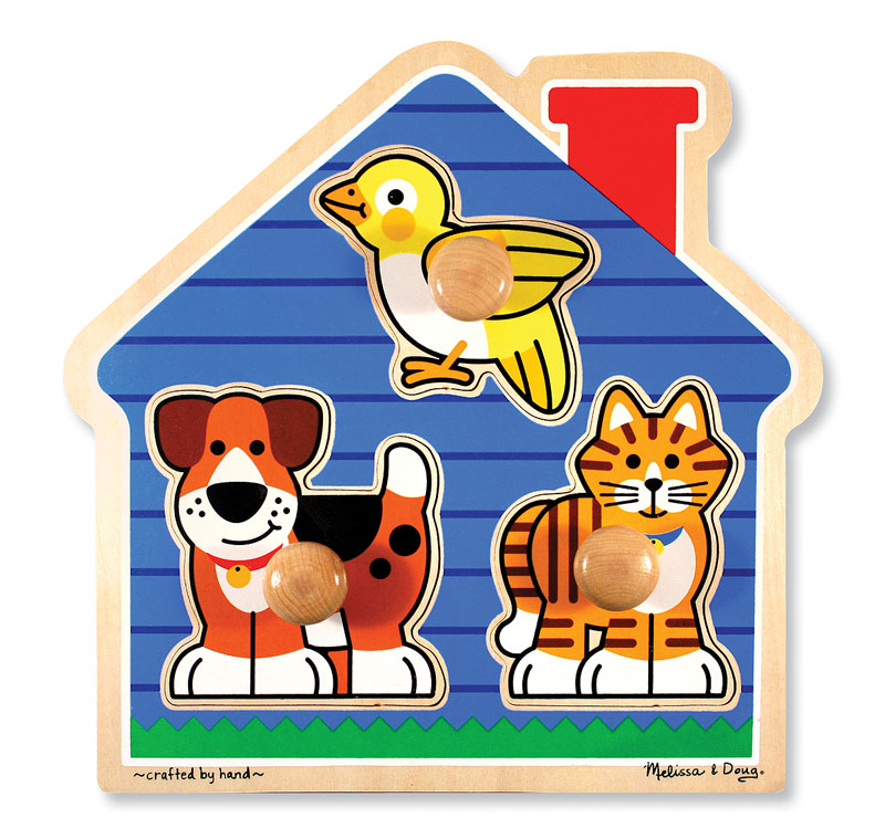 House Pets Jumbo Knob Animals Jigsaw Puzzle