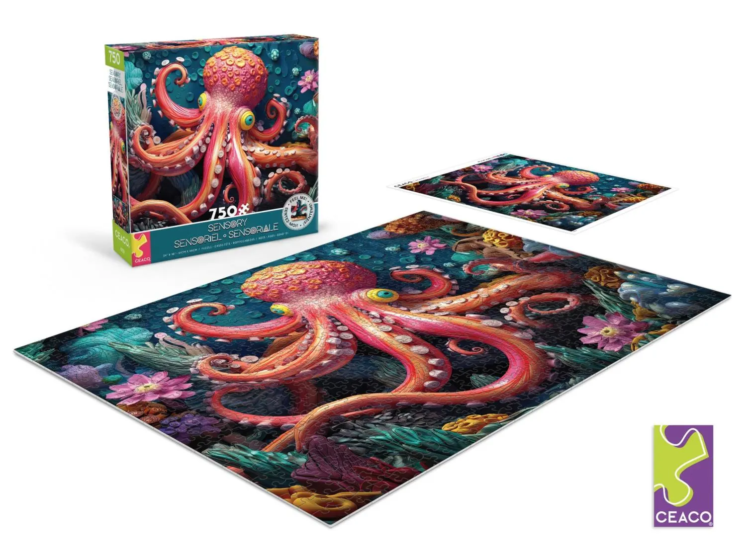 Octopus Textured Sea Life