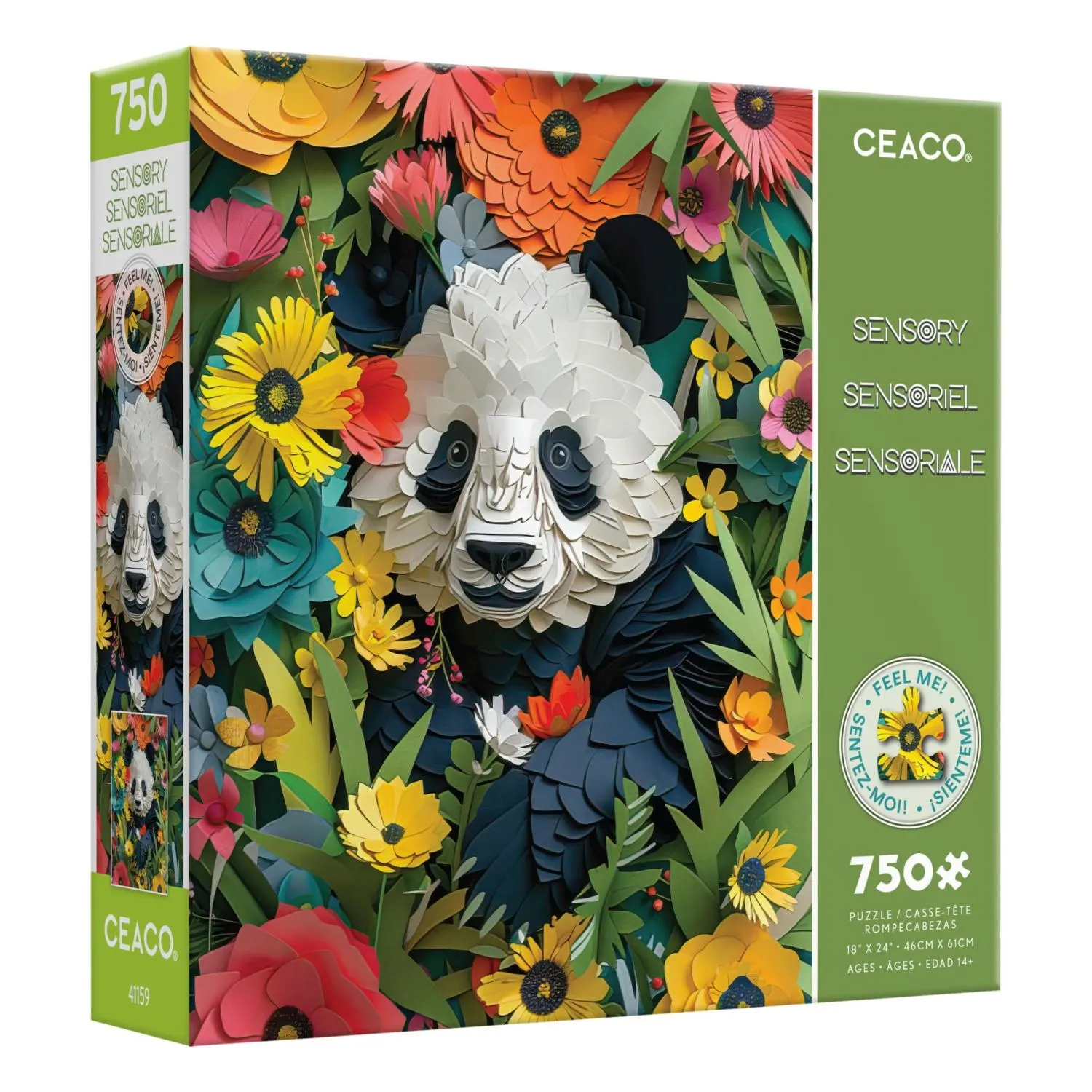 Paper Panda Textured Bear