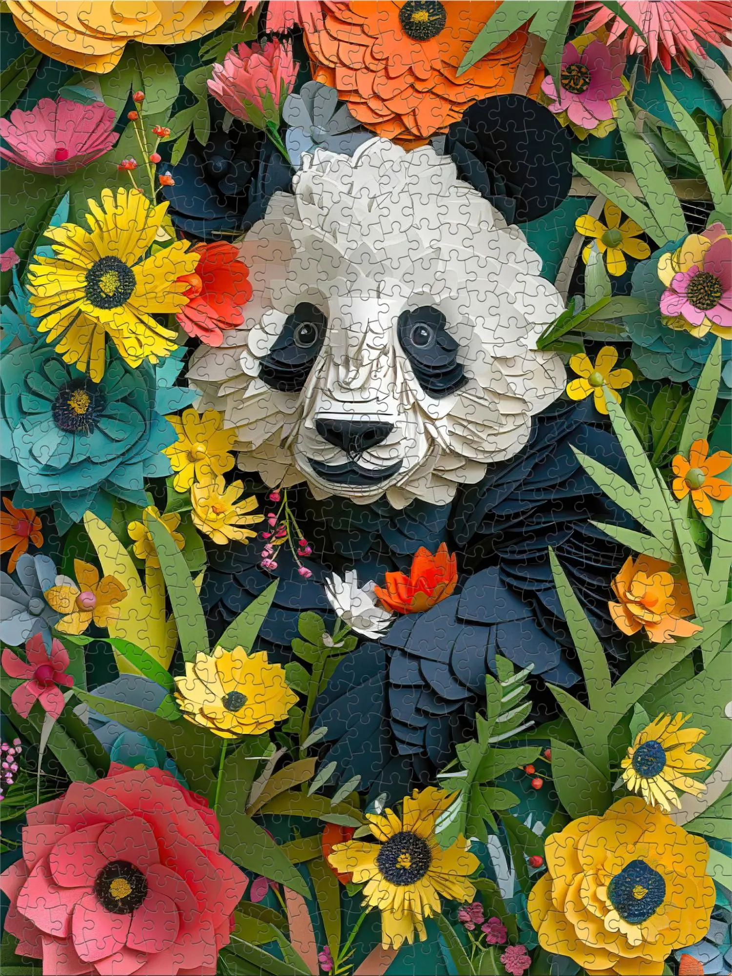 Paper Panda Textured Bear