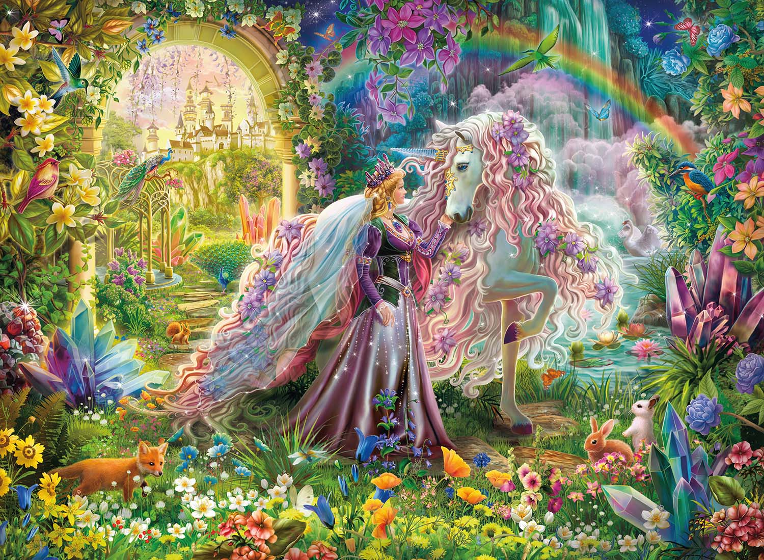 Unicorn Dream Fantasy Glitter / Shimmer / Foil Puzzles