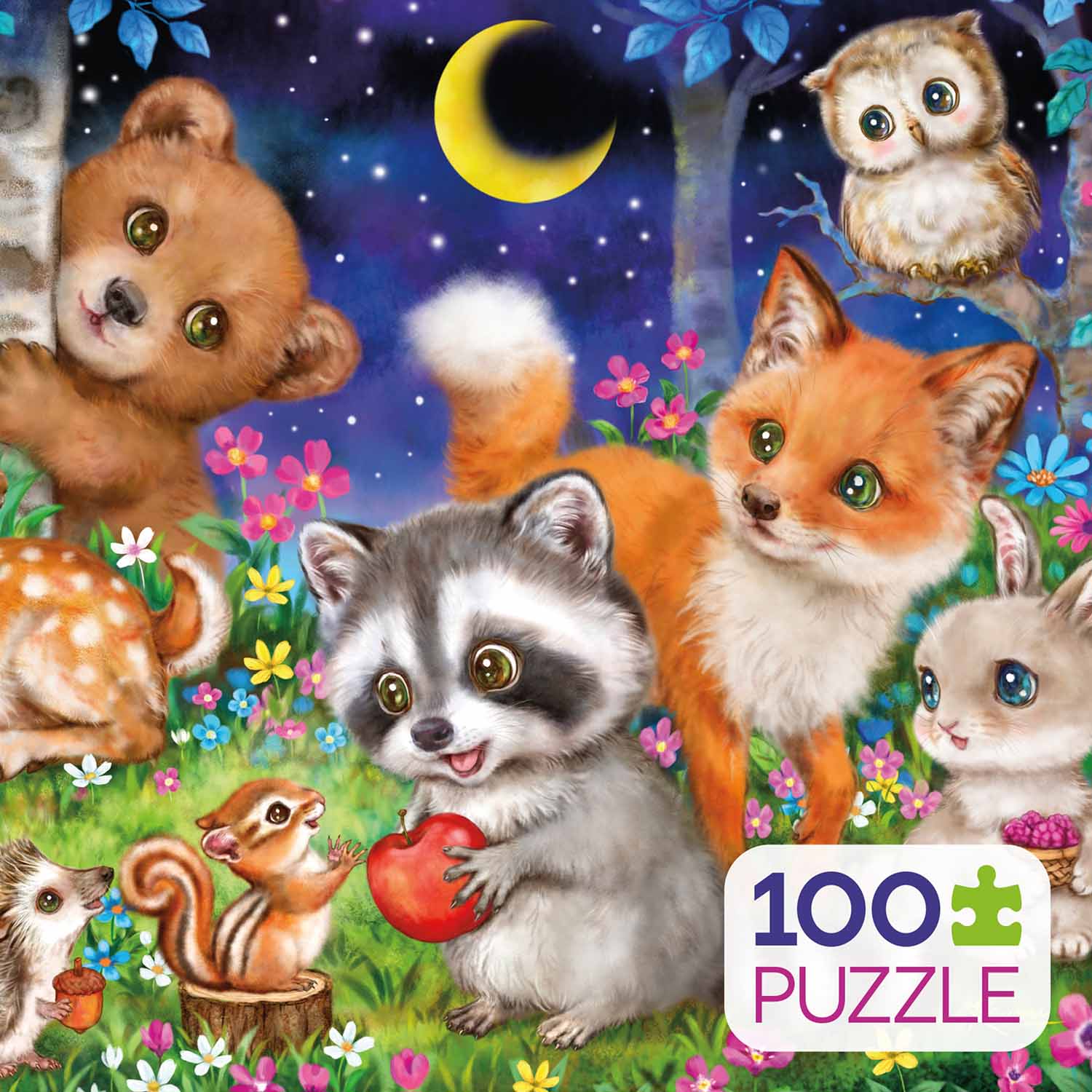 Woodland Friends Forest Animal Jigsaw Puzzle