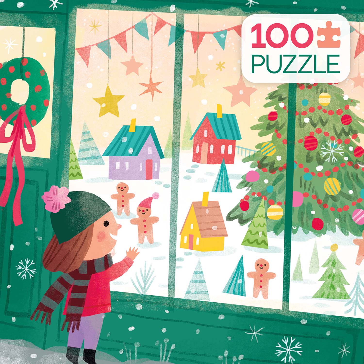 Holiday Window Shopping Christmas Jigsaw Puzzle