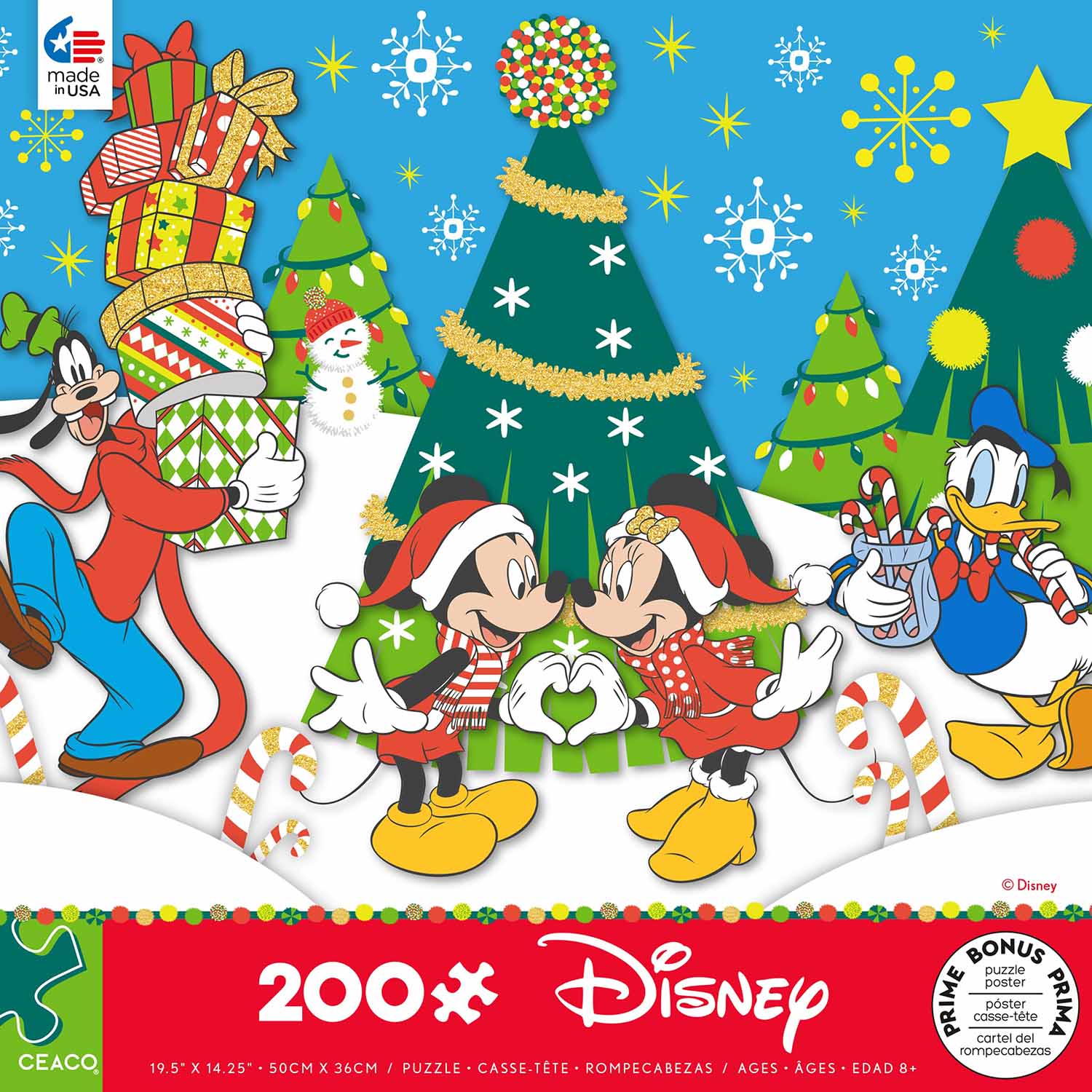 Mickey & Minnie Holiday Love Disney Jigsaw Puzzle
