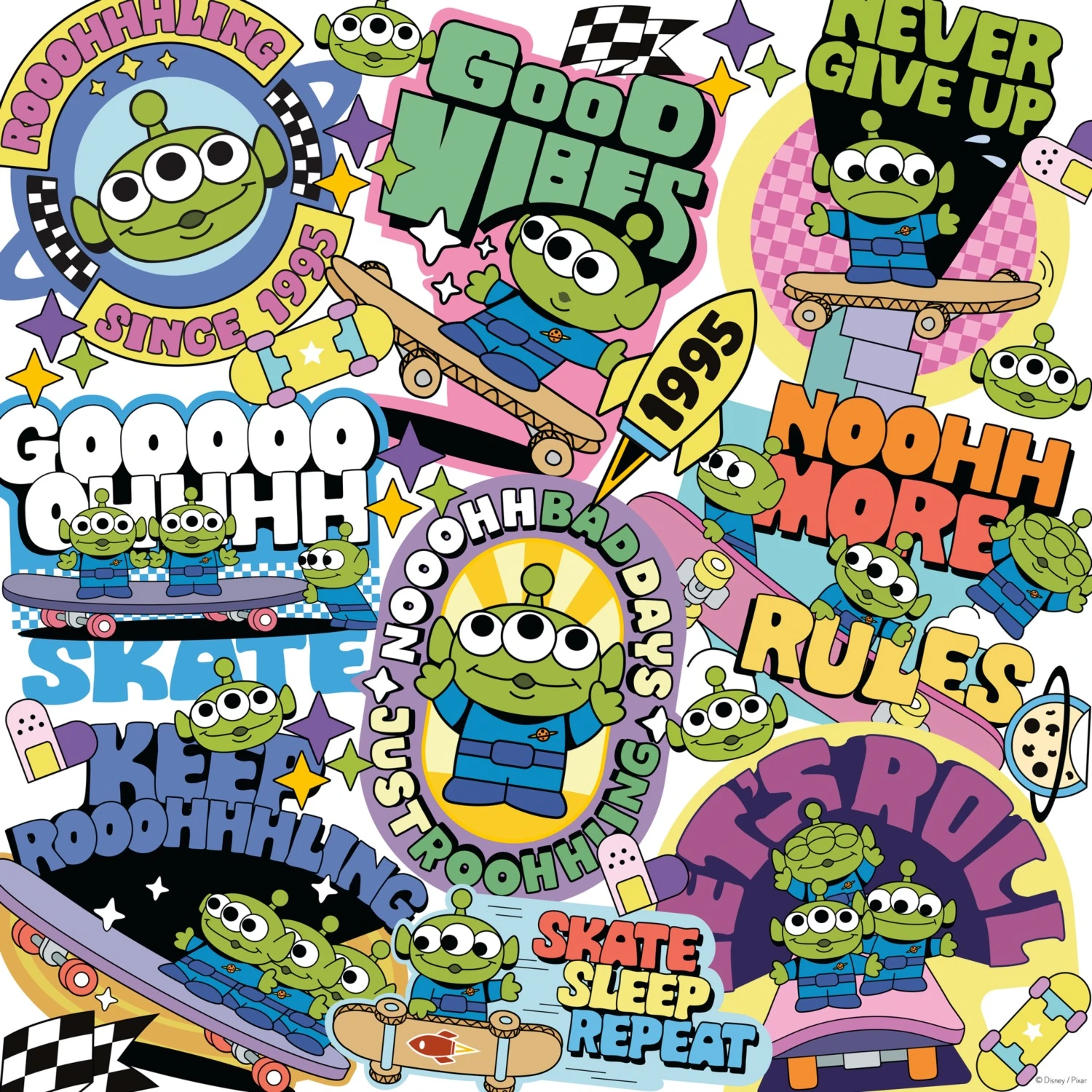 Alien Stickers - Toy Story Movies & TV