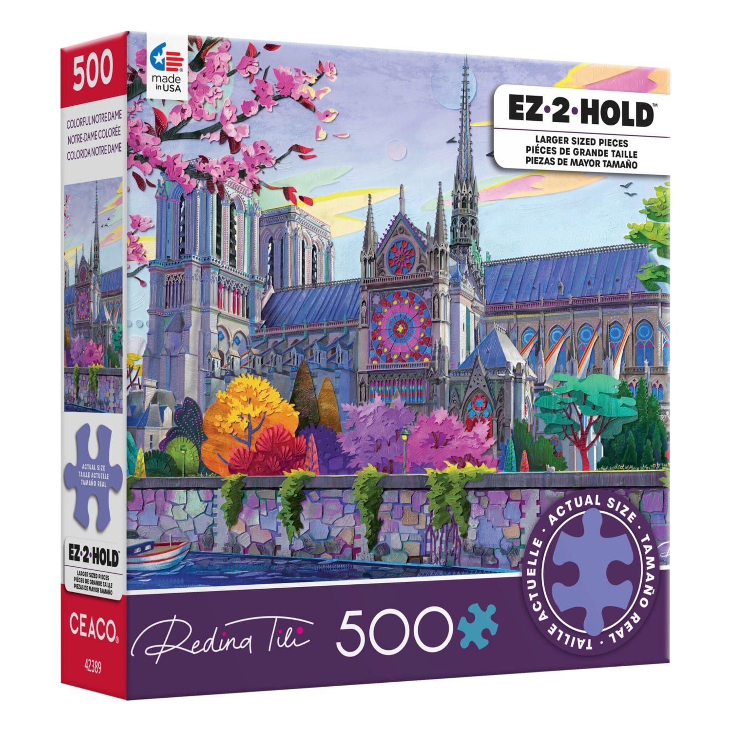 Colorful Notre Dame Landmarks & Monuments