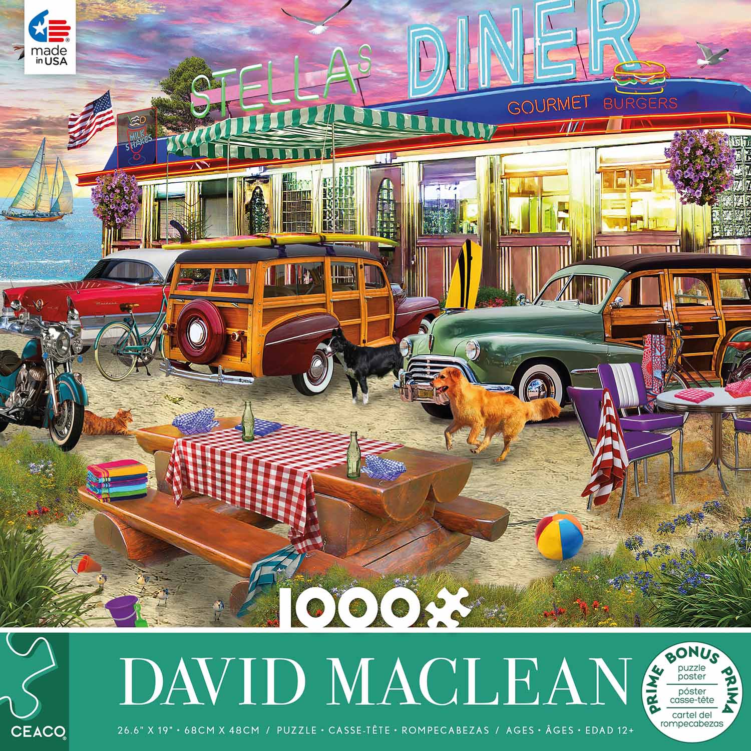 Beach Diner Food and Drink Jigsaw Puzzle