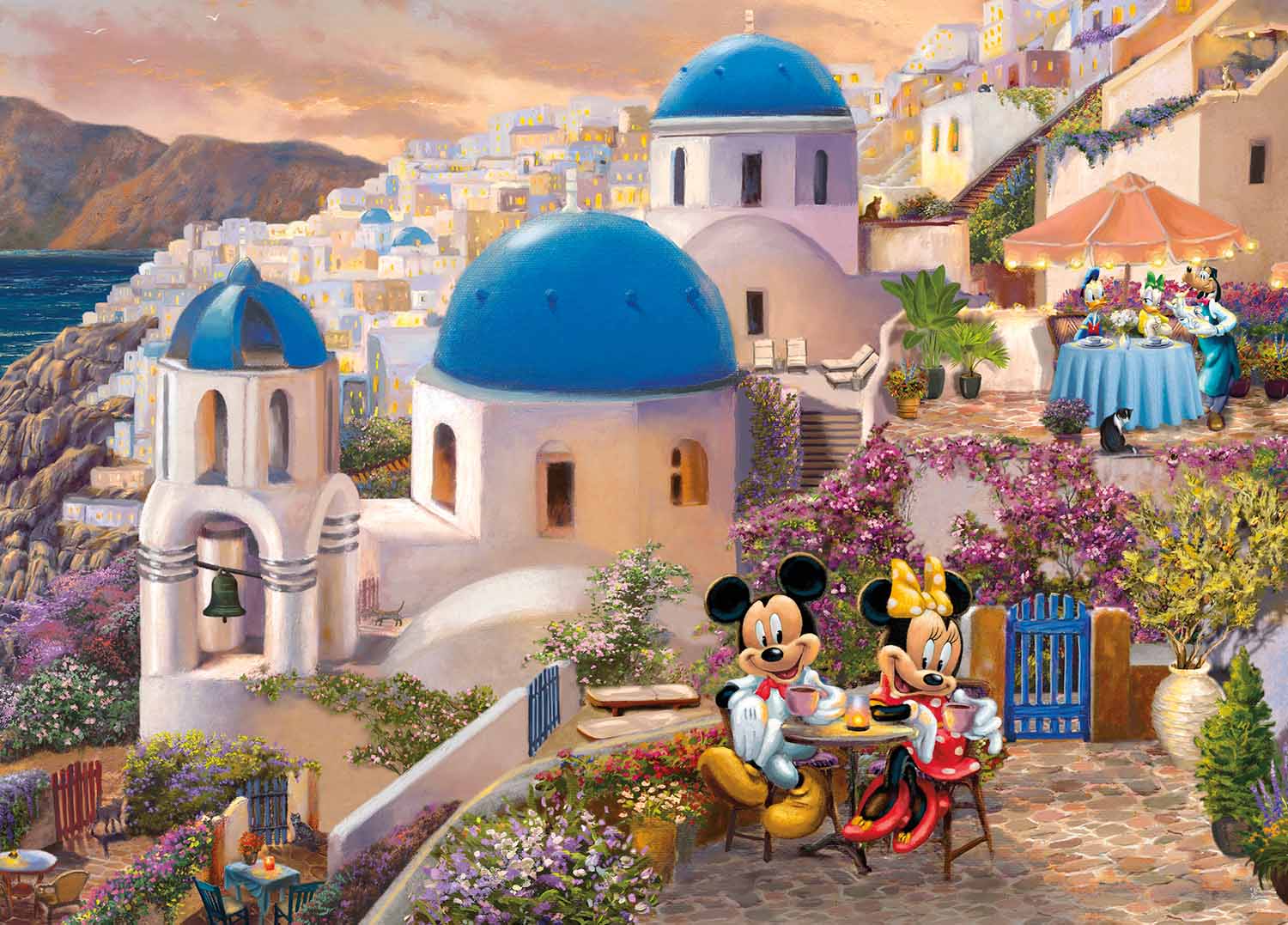 Mickey & Minnie In Greece Disney Jigsaw Puzzle