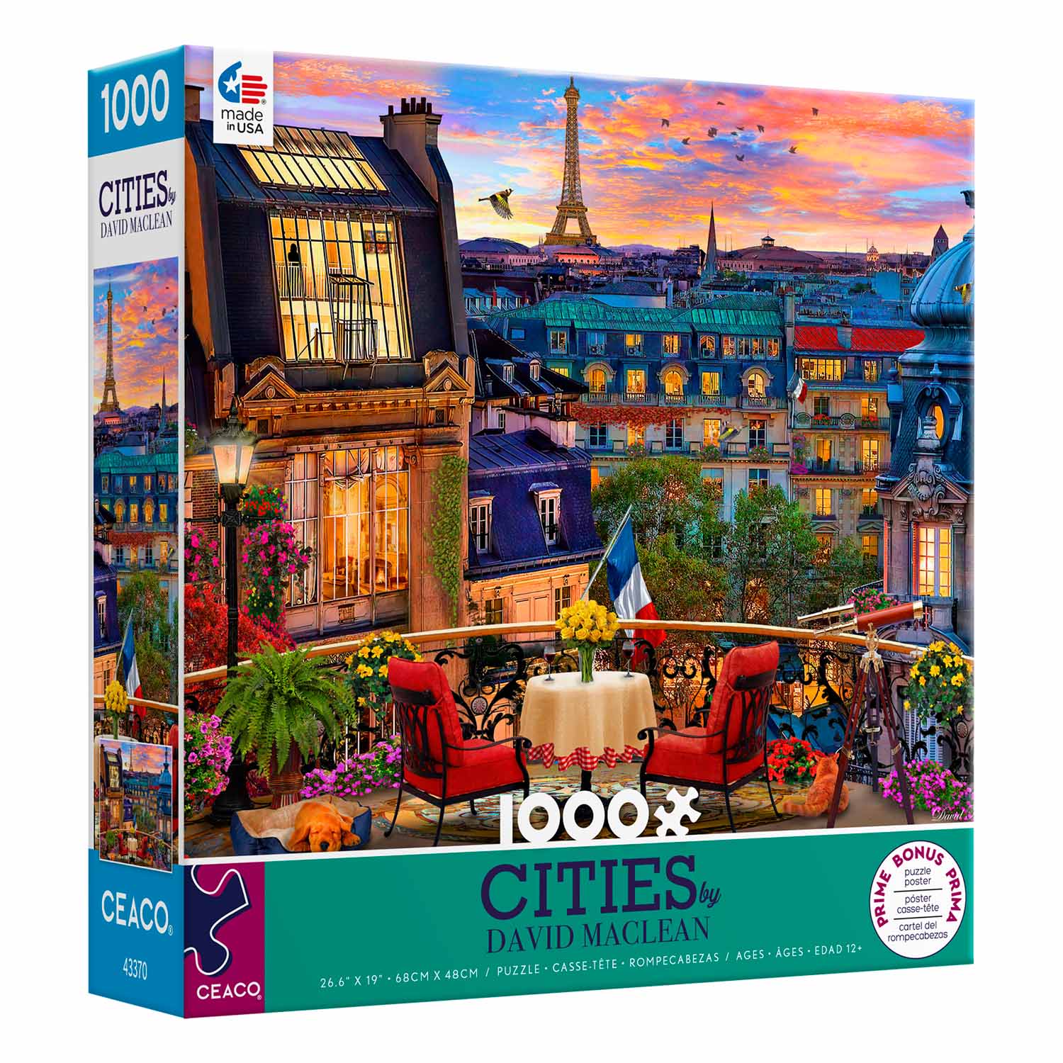 Paris Rooftop, 1000 Pieces, Ceaco | Puzzle Warehouse