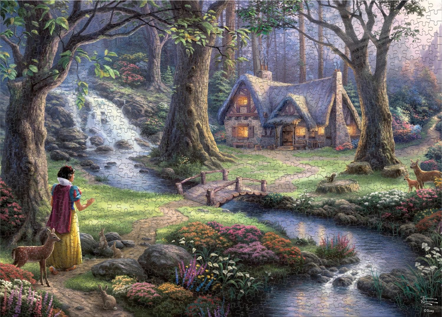 Snow White Discovers The Cottage Disney