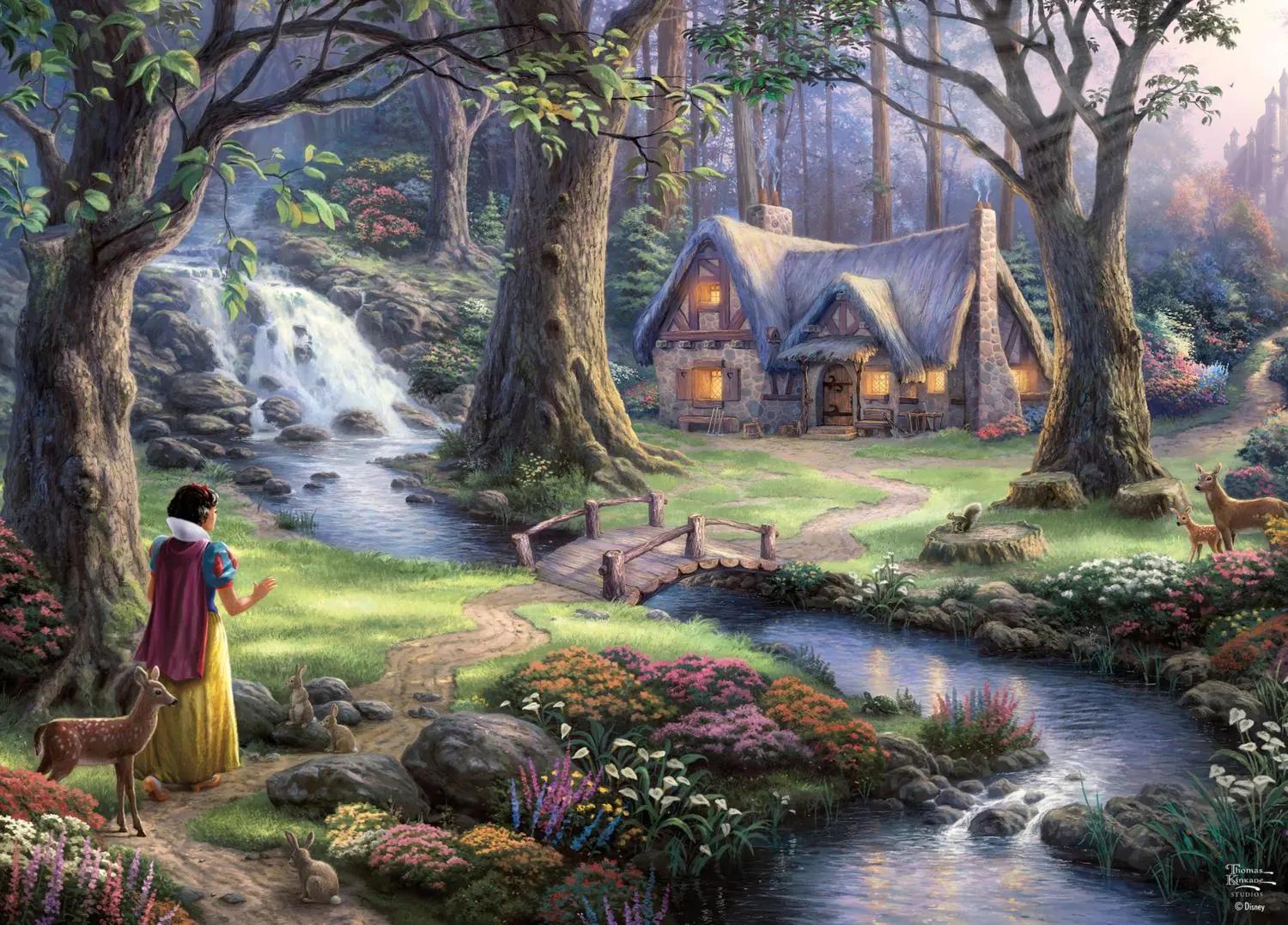 Snow White Discovers The Cottage Disney