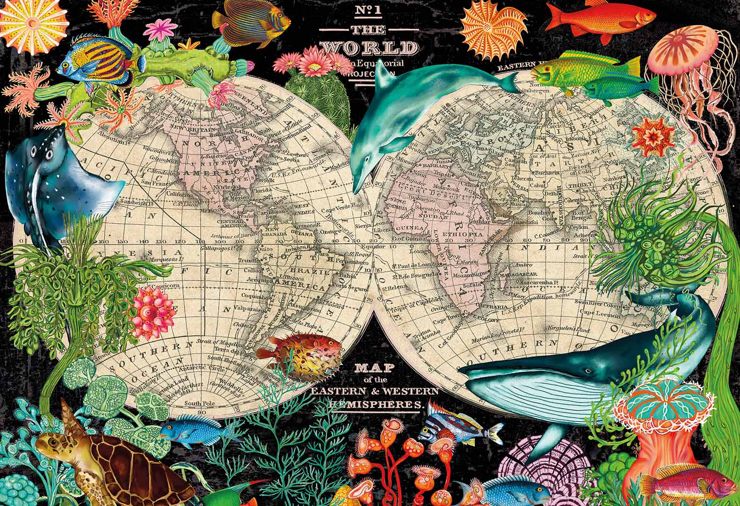 World Map - Scratch and Dent Maps & Geography Jigsaw Puzzle