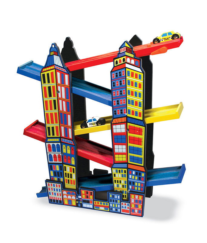 Melissa and doug city ramp racing set on sale