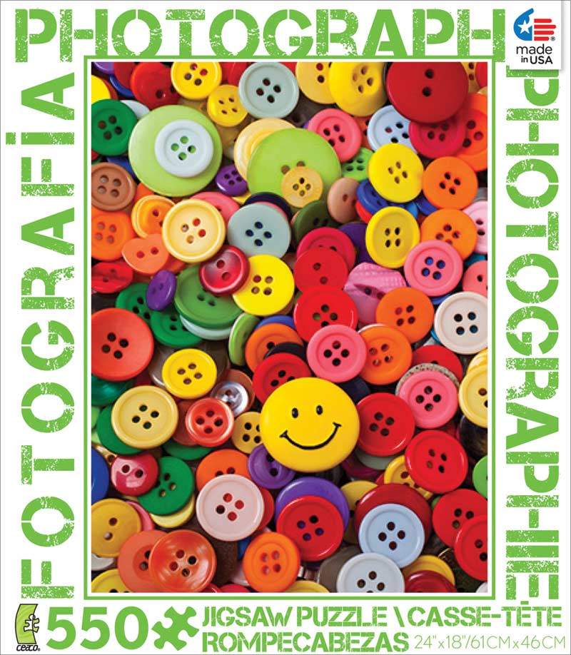 Buttons (Photography) - Scratch and Dent Photography Jigsaw Puzzle