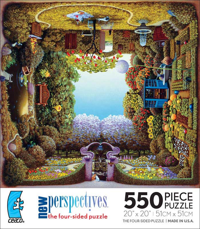 New Perspectives Chrissys Gardens 550 Pieces Ceaco Puzzle Warehouse 