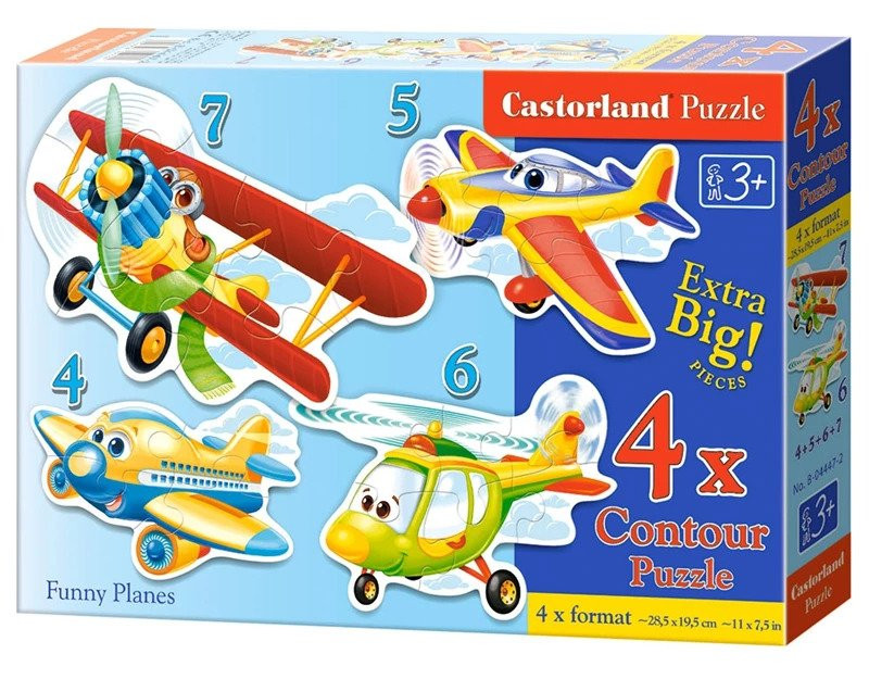 Funny Planes Plane Children's Puzzles