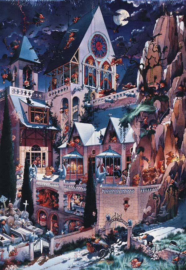 Castle of Horror - Scratch and Dent Castle Jigsaw Puzzle