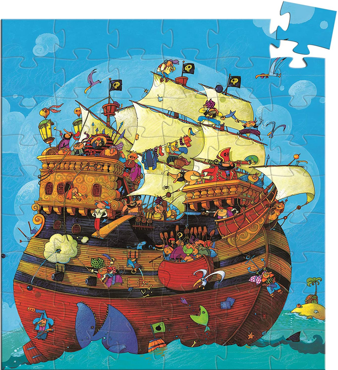 Barbarossa's Boat Boat Children's Puzzles