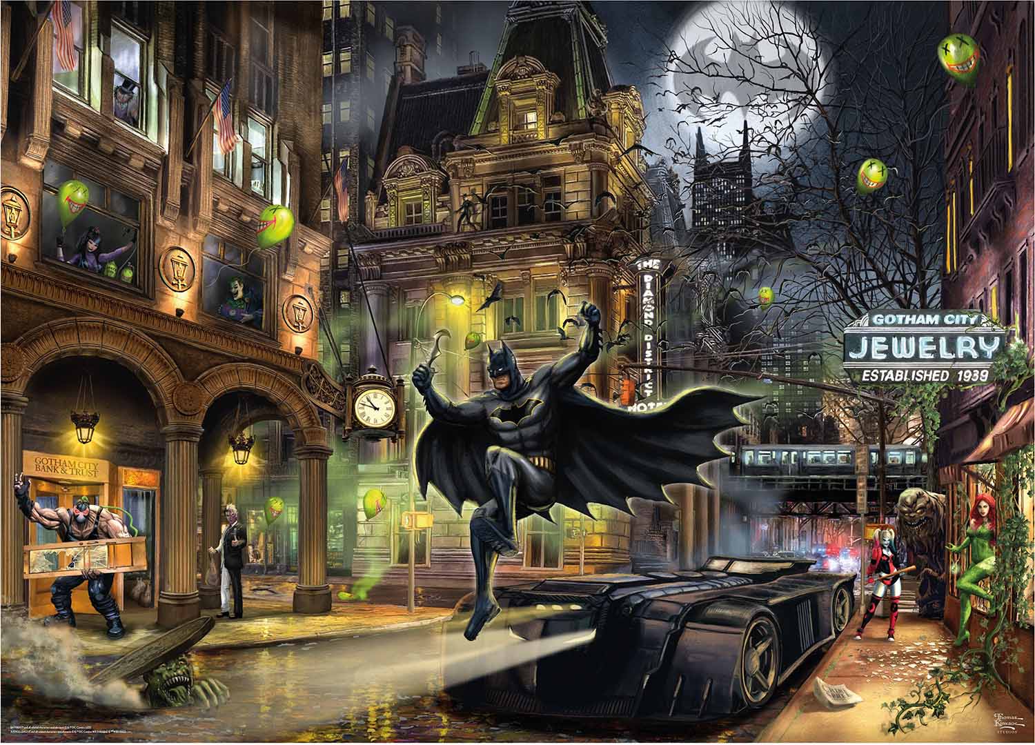 DC Comics Batman Gotham City Movies & TV Jigsaw Puzzle