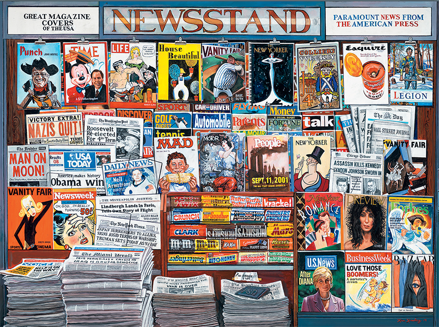 Great Magazine Covers - Scratch and Dent Famous People Jigsaw Puzzle