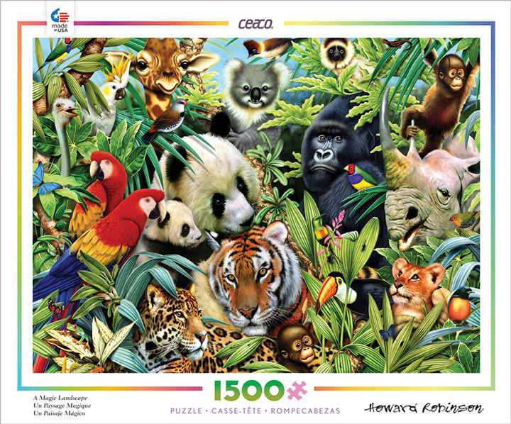 Brilliant Jungle Jungle Animals Jigsaw Puzzle By Educa