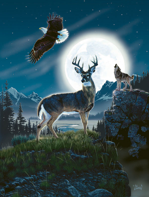 Bull Moose Forest Jigsaw Puzzle By Cobble Hill