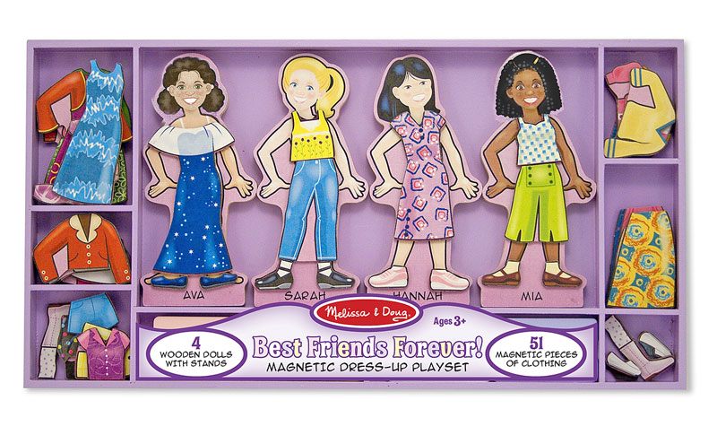 Best Friends Forever! Magnetic Dress-Up - Scratch and Dent