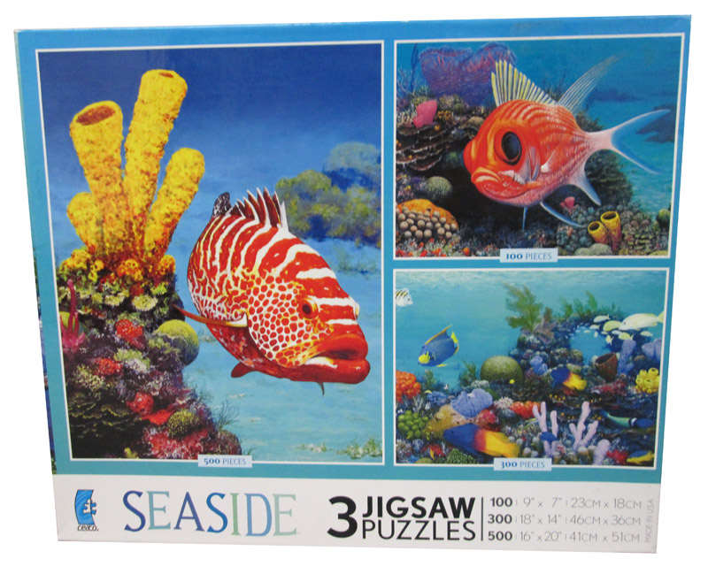 Oceans of the World Level Up! Puzzle Multipack Educational Multi-Pack By Mudpuppy