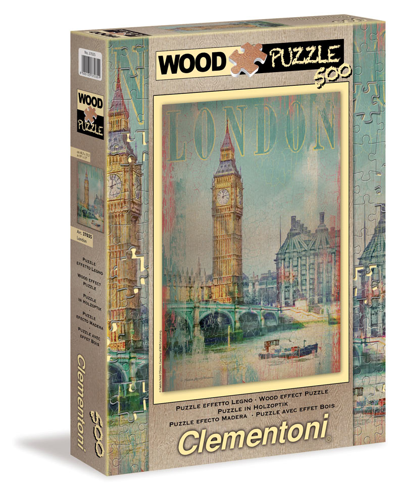 London Wood - Scratch and Dent Landmarks & Monuments Jigsaw Puzzle