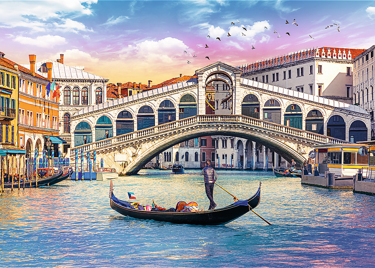 Rialto Bridge, Venice - Scratch and Dent Travel Jigsaw Puzzle