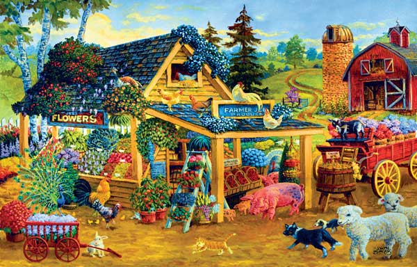 Fresh Fruits and Flowers, 1000 Pieces, SunsOut | Puzzle Warehouse