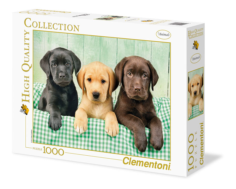 Three Labs - Scratch and Dent Dogs Jigsaw Puzzle
