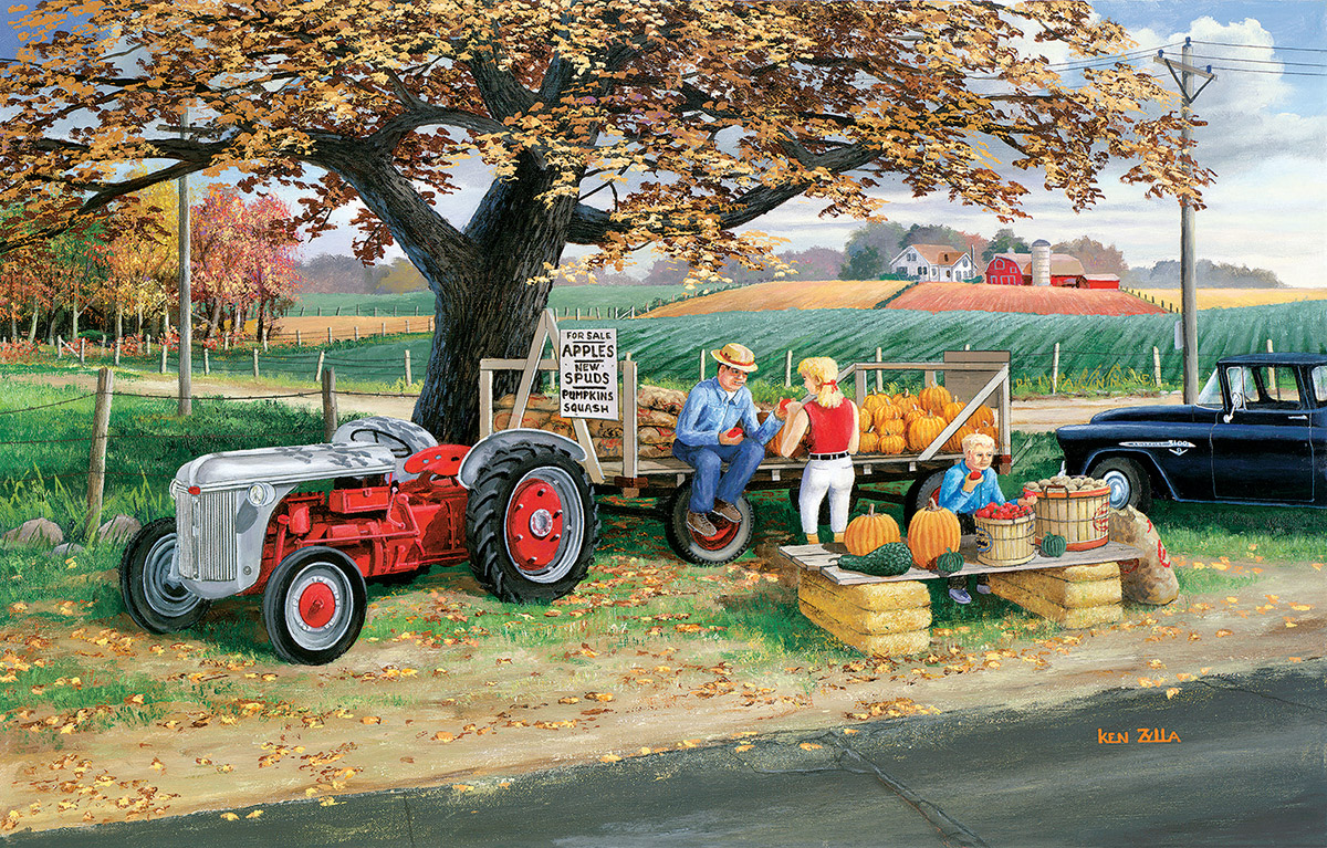 Harvest Time - Scratch and Dent Farm Jigsaw Puzzle