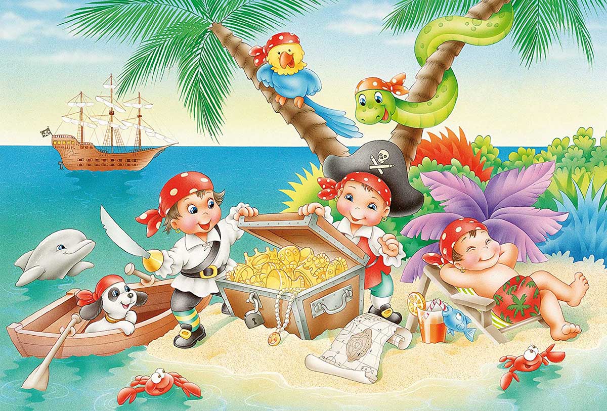 Gang Of Pirates Pirate Jigsaw Puzzle