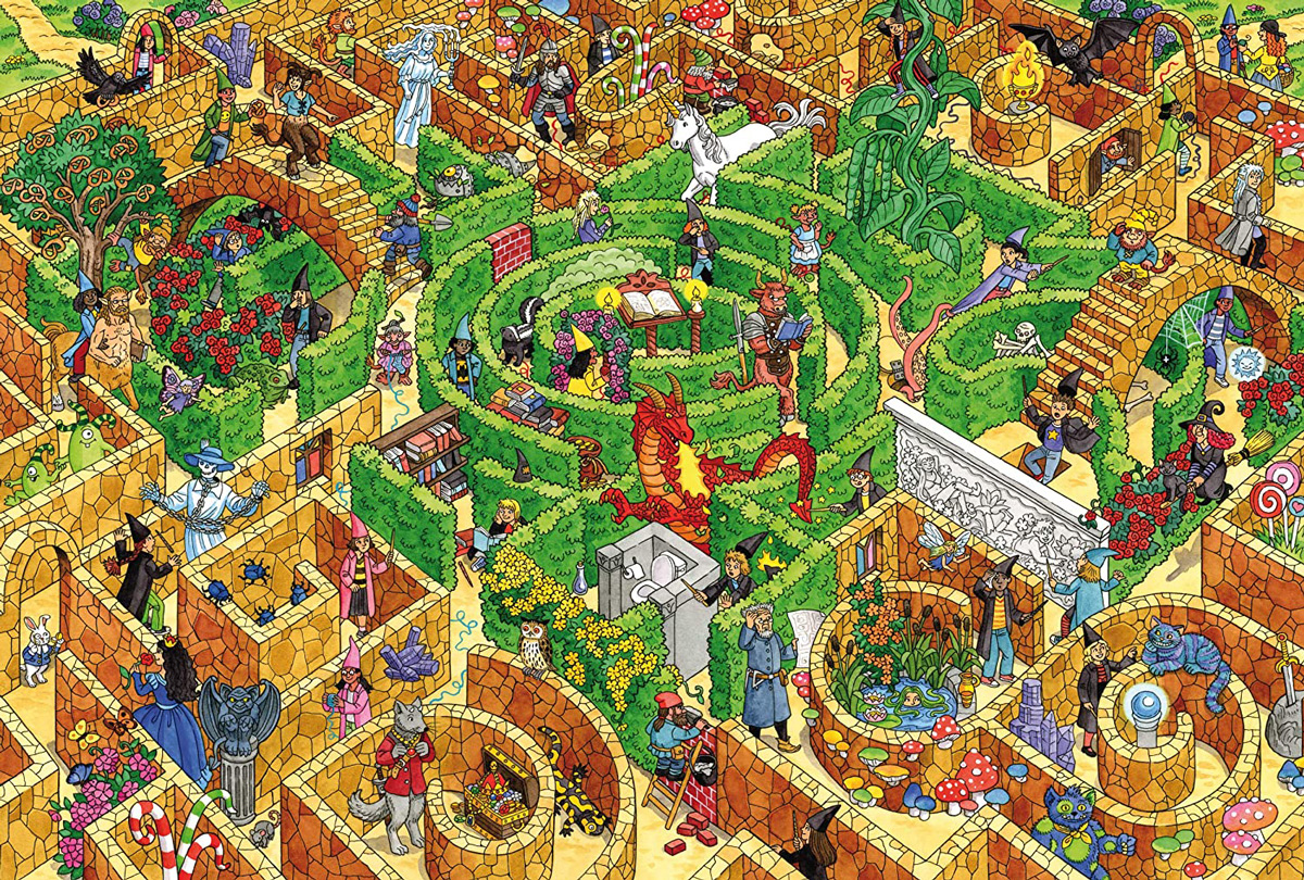 Labyrinth Fantasy Jigsaw Puzzle