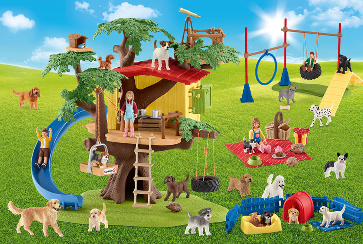 Farm World - Happy Dogs Farm Jigsaw Puzzle
