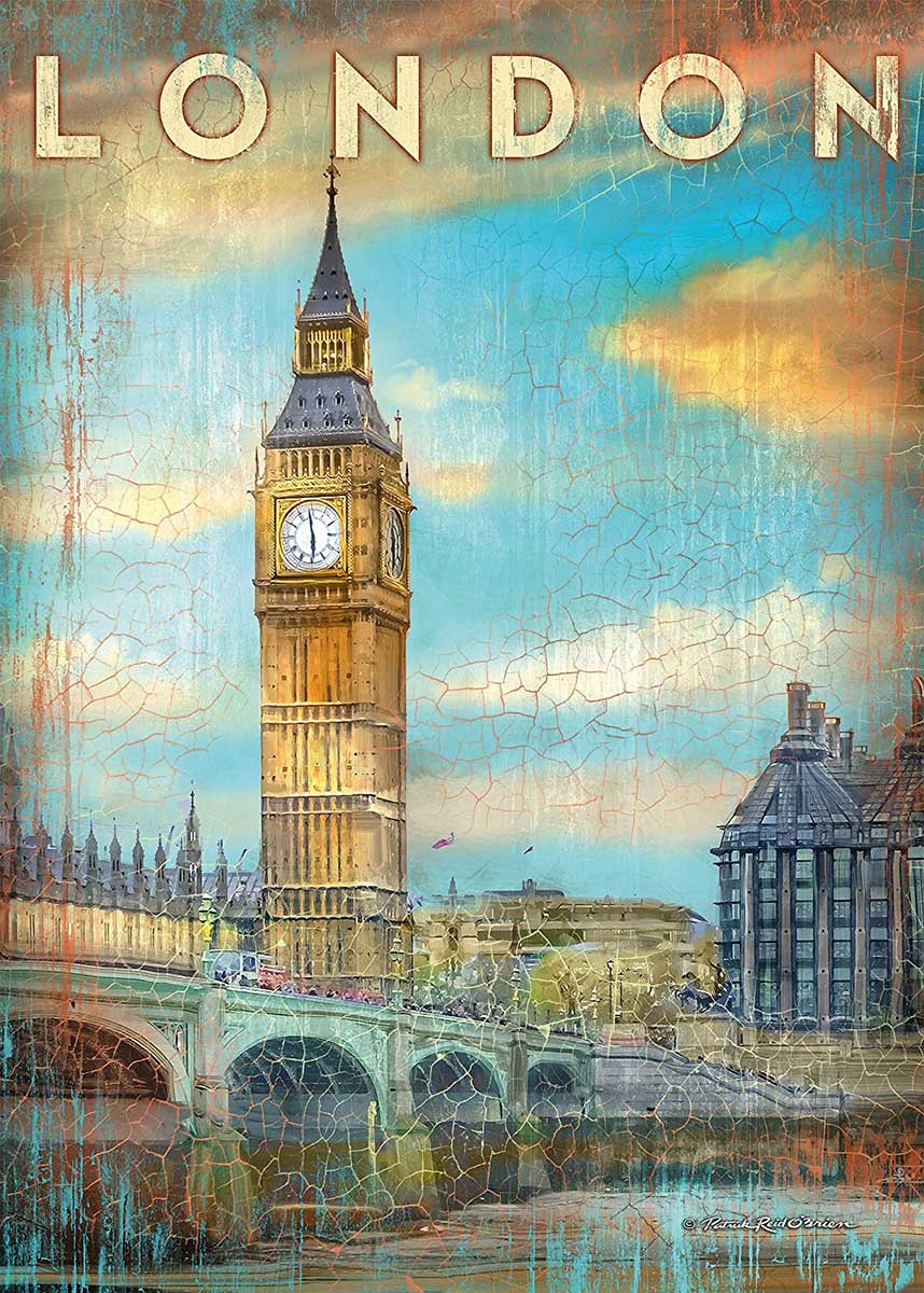 Dogs In London - Scratch and Dent London & United Kingdom Jigsaw Puzzle By Trefl
