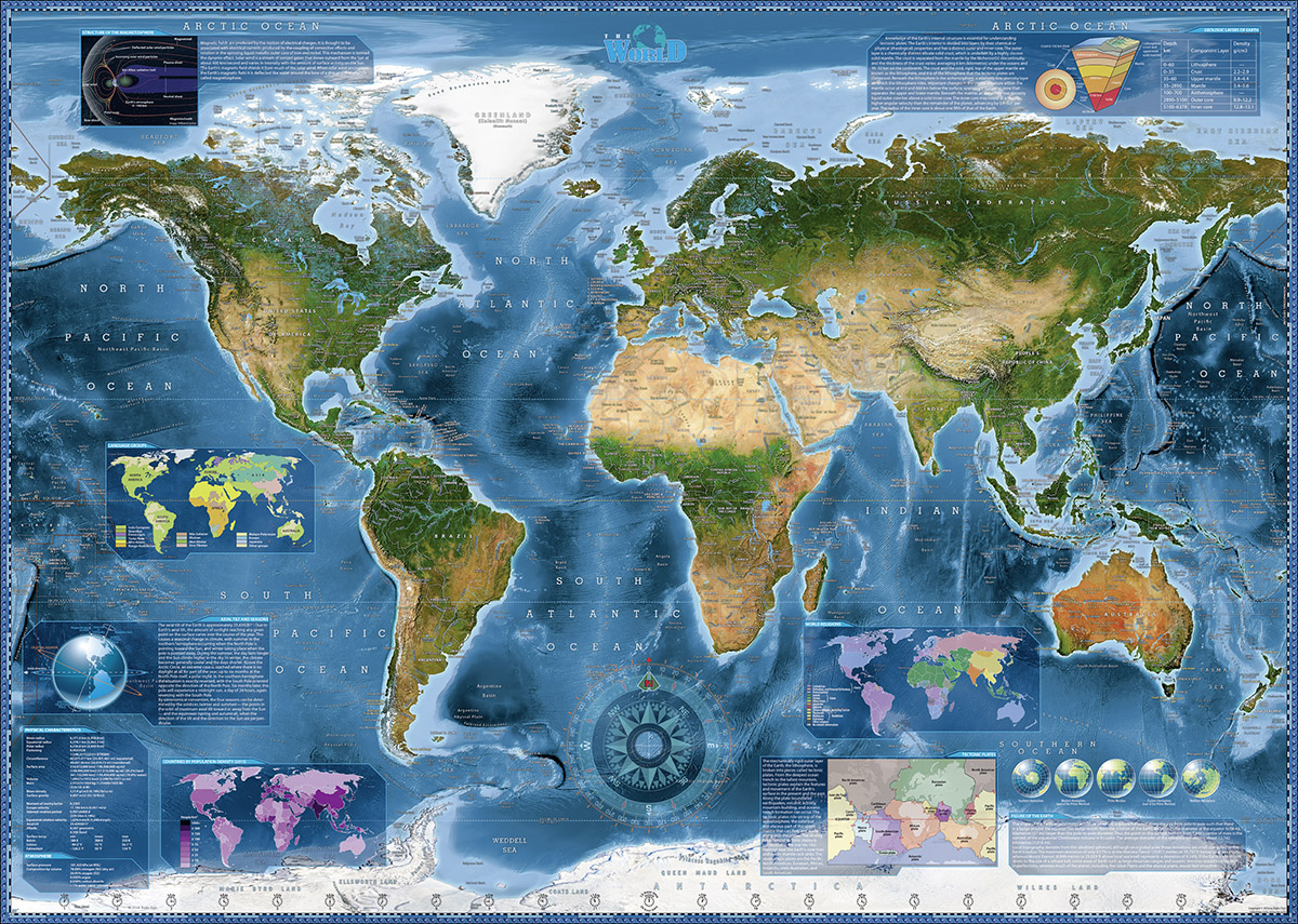 World Map puzzle , 2000 2024 jigsaw puzzle pieces